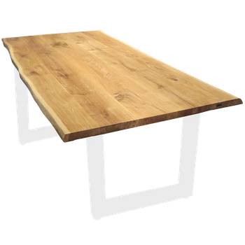 Tischplatte mit Baumkante H4H
