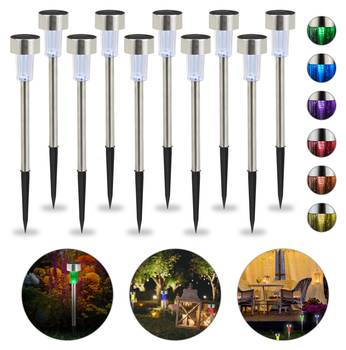 LED solarlampen set van 10