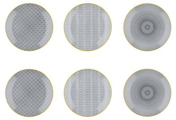 Ensemble d'assiettes PATTERN Ø21cm