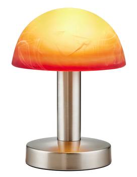 Tischlampe Orange per Touch dimmbar