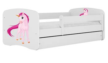 Kinderbett mit Einhorn Motiv