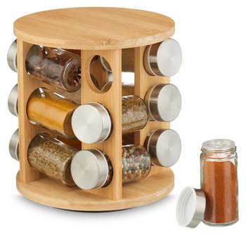 Tourniquet à épices avec 12 pots