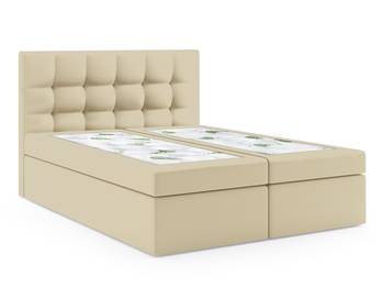 Boxspringbett ARMINO 140 cm MH04 Creme