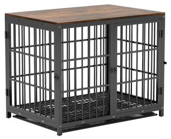 Hundekäfig Holz Hundebox Hundegitterbox