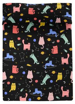 Cosmic cats Couvre-lit 270x260 cm