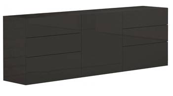 Placard Elio Anthracite Brillant