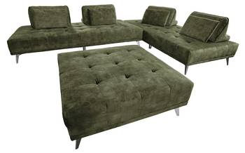 Ecksofa mit Hocker WIOLO