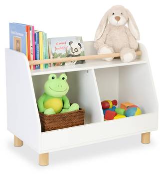 Kinderregal niedrig für Spielzeug