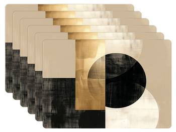 PLATZSETS Abstraktes 6er-Set