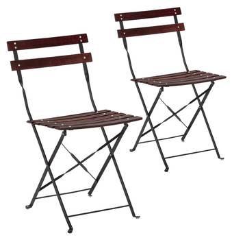 Pack 2 chaises de jardin Agata