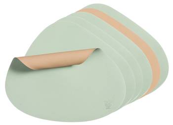 Omkeerbare placemat NUDE set van 6