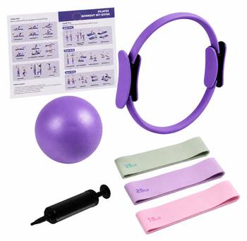 Kit Pilates 6 pcs anneau ballon bandes
