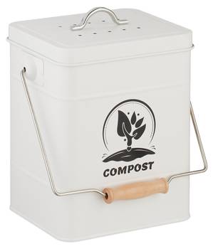 Gft prullenbakje met koolfiter 6 liter