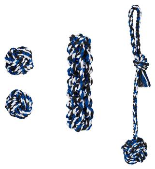 Speeltouw hond 4-delige set