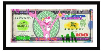 Wandbild Dollar Pink Panther