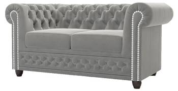 Sofa Karl, 2 sitzer, Chesterfield