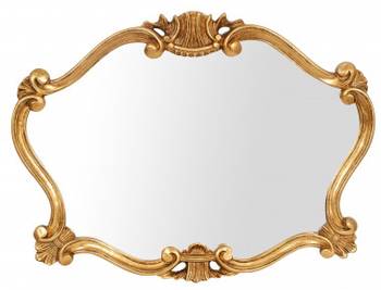 Miroir Baroque avec Cadre Doré