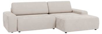 Ecksofa Luna mit Schlaffunktion, Cord