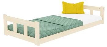 Niedriges Kinderbett FENCE 2in1