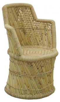 Fauteuil en roseau naturel