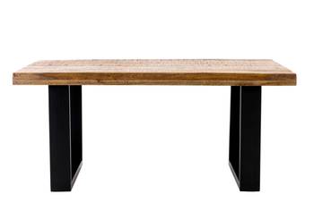 Table basse 100x60x47cm nature en acier