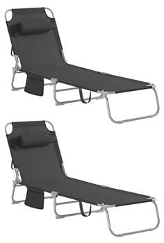 Gartenliege 2er Set OGS35-SCHx2