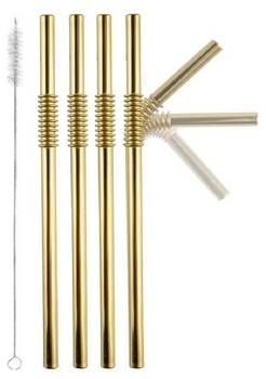 Pailles Turtle (Set de 4)
