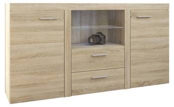 FURNIX Sideboard RIVAY 2F2S Sonoma