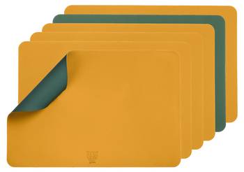 Omkeerbare placemat NUDE set van 6