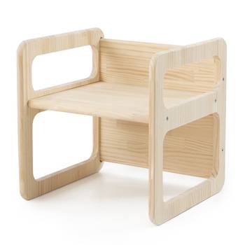 Set aus 3 Montessori-Stühlen
