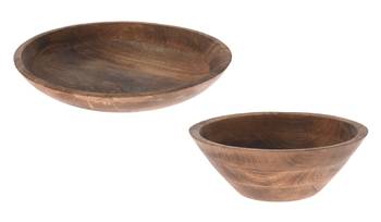 Holzschale Mango Holz Schale Dekoschale