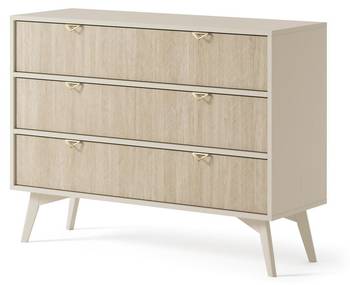 Kommode mit Schubladen FIRR Sand Beige