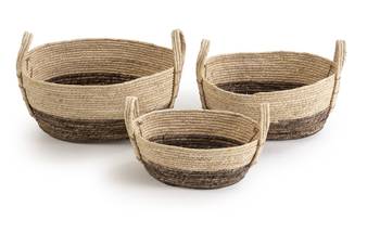 Set de 3 paniers Xiana fibre naturelle