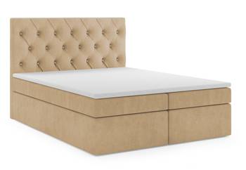 Boxsingbett BLANO 140 cm CS2302 Hellbrau