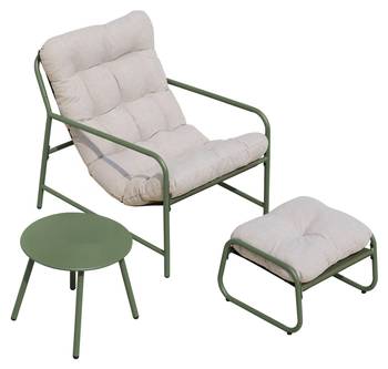 Salon de jardin Trerdfjoa lot de 3