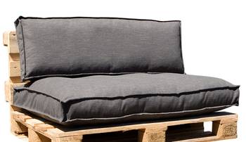 Homeoutfit24 Set de 4 Coussin Chaise de Jardin 50x120x9cm, Coussin Fauteuil  Impermeable, Salon de Jardin Exterieur