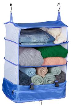 Hangende koffer organizer 4 vakken