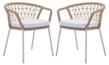 Chaise de jardin ZALLY Lot de 2