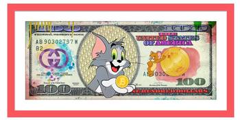 Wandbild Dollar Tom & Jerry
