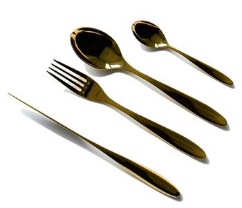 Besteck Set Gold