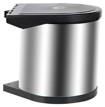 Inbouwafvalemmer met klep