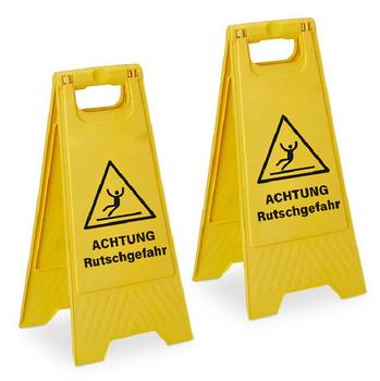 Attention sol glissant - Lot de 2