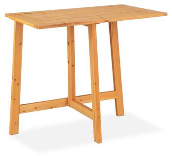 Table rectangulaire pliante en bois