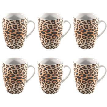 Becher Leopard 6er Set