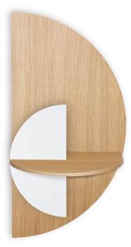 ALBA L SLIM Halbrunder Nachttisch