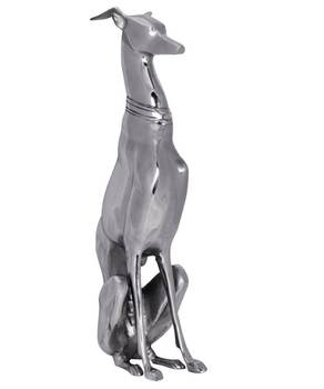Hundestatue ELMA Aluminium Skulptur