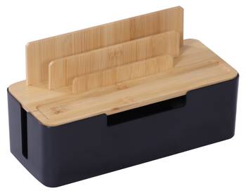 Kabelbox mit Handyhalter