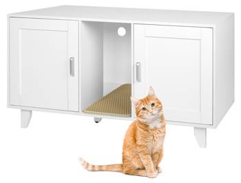 Meuble XXL pour litière de chat