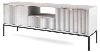 TV-Schrank NOVA Grau Schwarzbeine