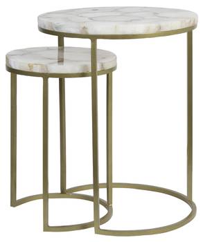 Table d'appoint AXAT lot de 2